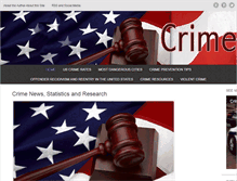 Tablet Screenshot of crimeinamerica.net